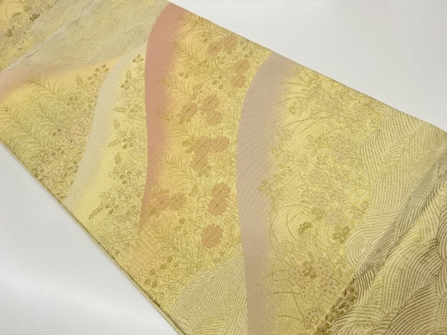 Japanese Kimono / Fukuro Obi Silk